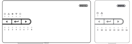 Sentio vloerverwarmingsregelaar en uitbreiding