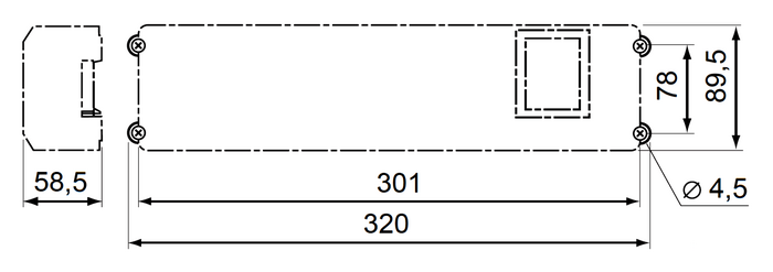 HCE20 afmetingen