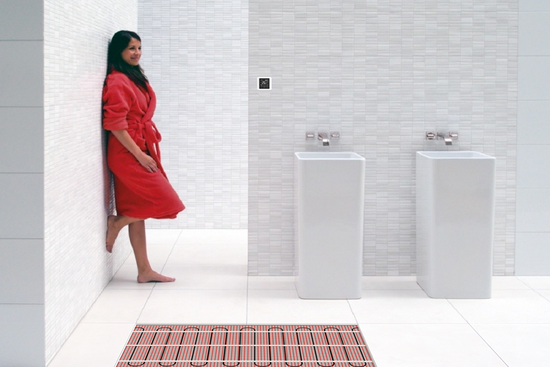 Verwarmingsmat Set Professional WiFi 10 m² / 1500 Watt Set met C16-thermostaat | Wit - afb. 2