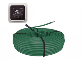 e-HEAT Cable Set 123,5 m / 2100 Watt Set met C16-thermostaat | Wit