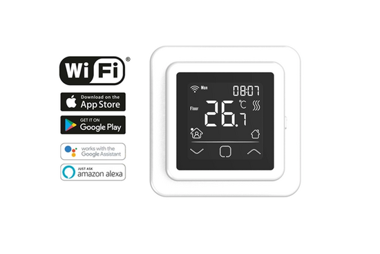 Verwarmingsmat Set Professional WiFi 2 m² / 300 Watt Set met C16-thermostaat | Wit (inbouw) - afb. 5