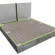 ALU-Mat Set 2m² / 280 Watt Set met C16-thermostaat | Zwart (inbouw) - afb. 4