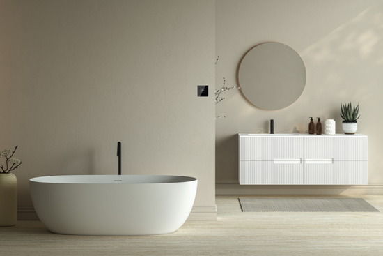 DECO-ontkoppelingsmat Basic WiFi Set 3m² / 450 Watt Set met ET44-thermostaat | Zwart (inbouw) - afb. 2