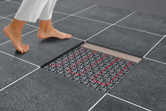 e-HEAT 4mm kabel-set met inbouwthermostaat - afb. 2