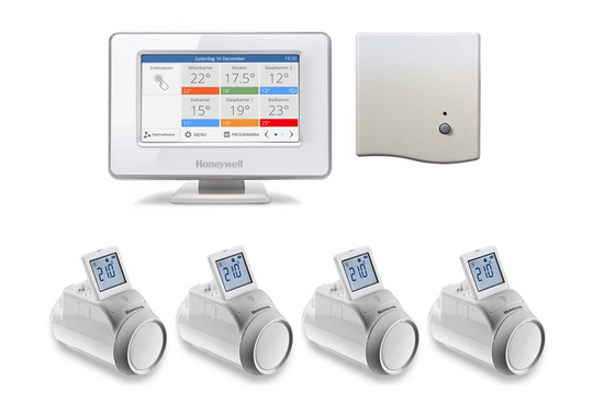 EvoHome WiFi 4-zone OT-radiatorpakket - afb. 1