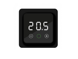 F32 Digitale WiFi Thermostaat F32-thermostaat (inbouw) | RAL 9011 Zwart