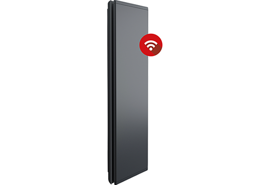 ICON WI-FI Elektrische Verticale Paneelradiator 2000 Watt (45cm x 180cm) | Grijs (RAL 7024) - afb. 1