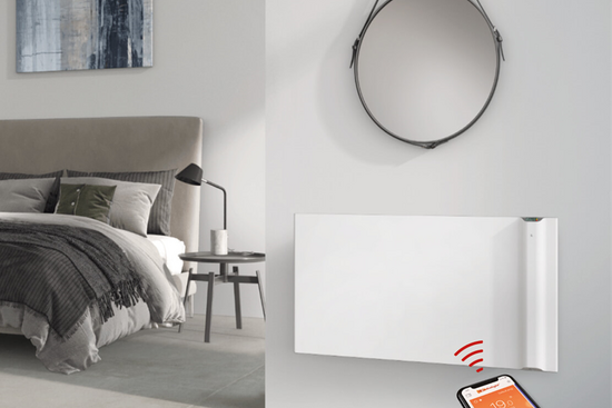 KLIMA WI-FI Elektrische Paneelradiator 750 Watt (50cm x 68cm) | Wit (RAL 9003) - afb. 3