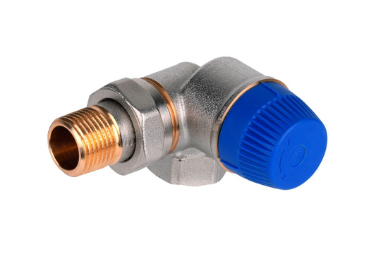 TRV Radiatorkranen Radiatorafsluiter, dubbel haaks rechts, 15mm - afb. 1