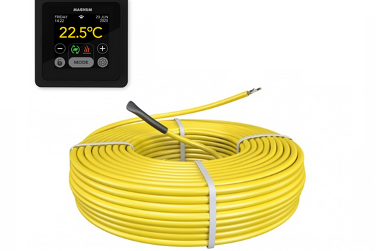 MAGNUM Cable Set 100 m / 1700 Watt Set met MRC-thermostaat | Zwart - afb. 1