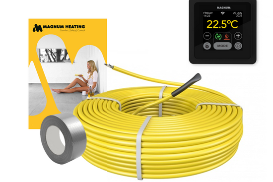 MAGNUM Cable Set 100 m / 1700 Watt Set met MRC-thermostaat | Zwart - afb. 2