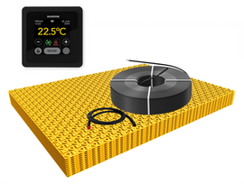 MAGNUM Decoupling Set 2,5m² / 375 Watt Set met MRC²-thermostaat | Zwart