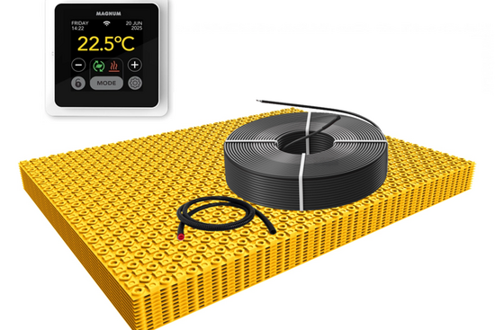 MAGNUM Decoupling Set 2m² / 300 Watt Set met MRC²-thermostaat | Wit - afb. 1