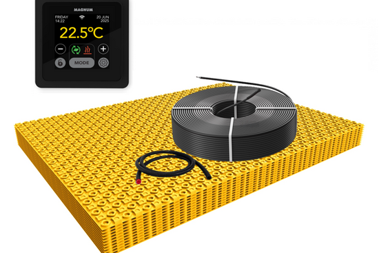 MAGNUM Decoupling Set 4m² / 600 Watt Set met MRC²-thermostaat | Zwart - afb. 1