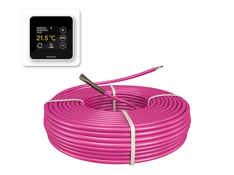 lippen tong wassen MAGNUM HeatBoard Cable Set 190 m / 1900 Watt Set (19 m²) met MRC | Wit  online kopen?