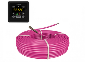 MAGNUM HeatBoard Cable Set 10 m / 100 Watt Set (1 m²) met MRC | Zwart