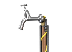 4 meter - 40 Watt Incl. PVC tape