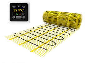 MAGNUM Elektrische Mat Set 12 m² 12 m² / 1500 Watt Set met MRC-thermostaat | Wit