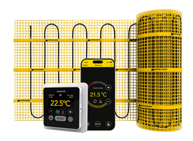 MAGNUM Elektrische Mat Set 2 m² 2 m² / 300 Watt Set met MRC-thermostaat | Wit