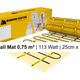 MAGNUM Mat Set met Thermostaat in Zwart Mat 0,75 m² | 113 Watt - afb. 2