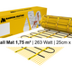 MAGNUM Mat Set met Thermostaat in Zwart Mat 1,75 m² | 263 Watt - afb. 2