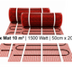 e-HEAT Mat Set met witte ET44-thermostaat 20,00 m² / 3000 Watt - afb. 2