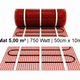 e-HEAT Mat Set met witte ET44-thermostaat 5,00 m² / 750 Watt - afb. 2
