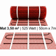 e-HEAT Mat Set met MIC² WiFi-thermostaat 3,50 m² / 525 Watt - afb. 2