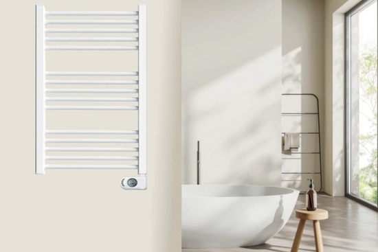 NOXX Elektrische Badkamerradiator 500 Watt | Wit (RAL 9010) - afb. 2