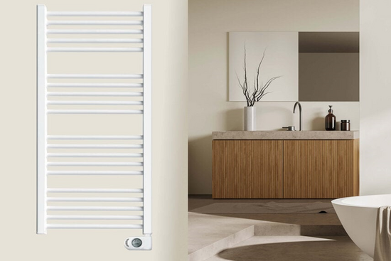 NOXX Elektrische Badkamerradiator 750 Watt | Wit (RAL 9010) - afb. 2