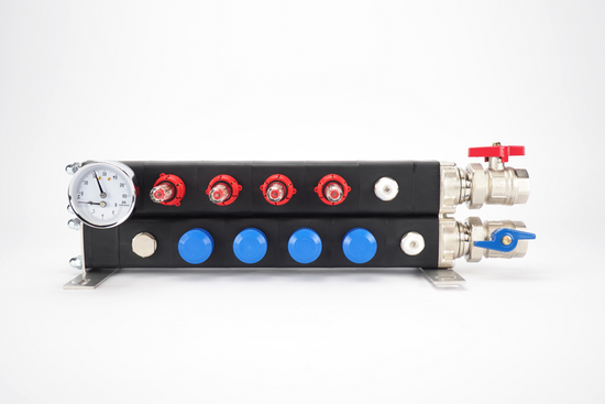 Open Compact Kunststof Dubbelwandig 10 Groeps, uitvoering links - afb. 4