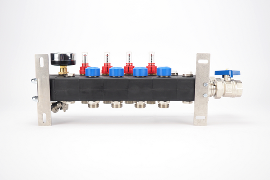 Open Compact Kunststof Dubbelwandig 4 Groeps, uitvoering links - afb. 6