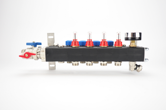 Open Compact Kunststof Dubbelwandig 5 Groeps, uitvoering links - afb. 1