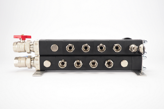 Open Compact Kunststof Dubbelwandig 8 Groeps, uitvoering links - afb. 2