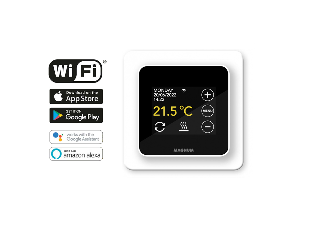 Keel ONWAAR Slank Remote Control WiFi Klokthermostaat MRC-thermostaat (inbouw) | Wit online  kopen?