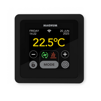 MRC WiFi Klokthermostaat (inbouw) | RAL 9011 Zwart
