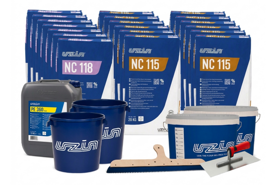 UZIN NC 115 Dichtzet- en egalisatieset, 50 m² - afb. 1
