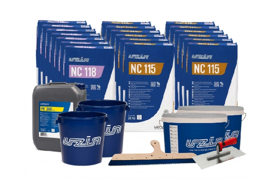 UZIN NC 115 Dichtzet- en egalisatieset, 50 m² - afb. 1