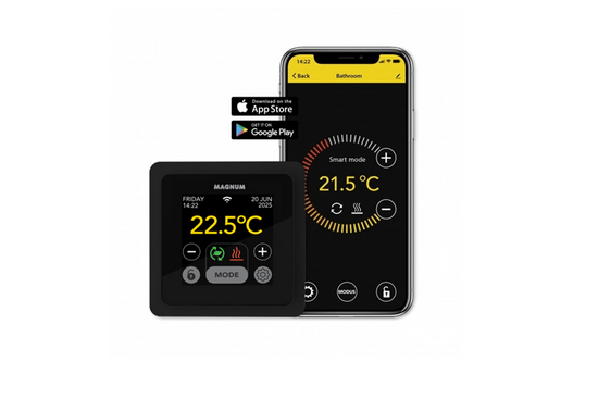 Verwarming Folie Set 15 m² / 1800 Watt Set met MRC-thermostaat | Zwart - afb. 8