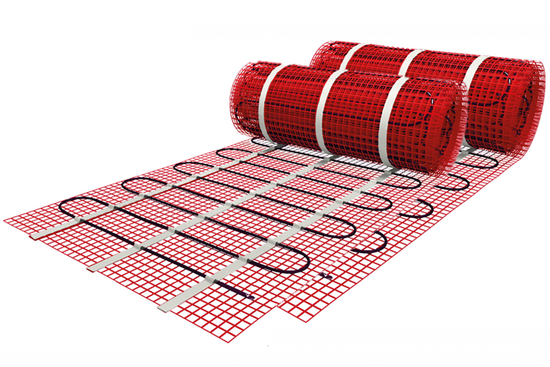 Verwarmingsmat Set 15 m² / 2250 Watt Set met C16-thermostaat | Zwart - afb. 6