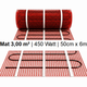 e-HEAT Mat Set met witte C16-thermostaat 3,00 m² / 450 Watt - afb. 2