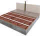 Vloerverwarmingsmat Set Comfort 2,5 m² / 375 Watt Set met MIC² Basic-thermostaat | Wit - afb. 4