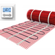 Vloerverwarmingsmat Set Comfort 4,5 m² / 675 Watt Set met MIC-klokthermostaat | Wit - afb. 1