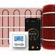 Vloerverwarmingsmat Set Comfort 2,5 m² / 375 Watt Set met MIC² WiFi-thermostaat | Wit - afb. 1